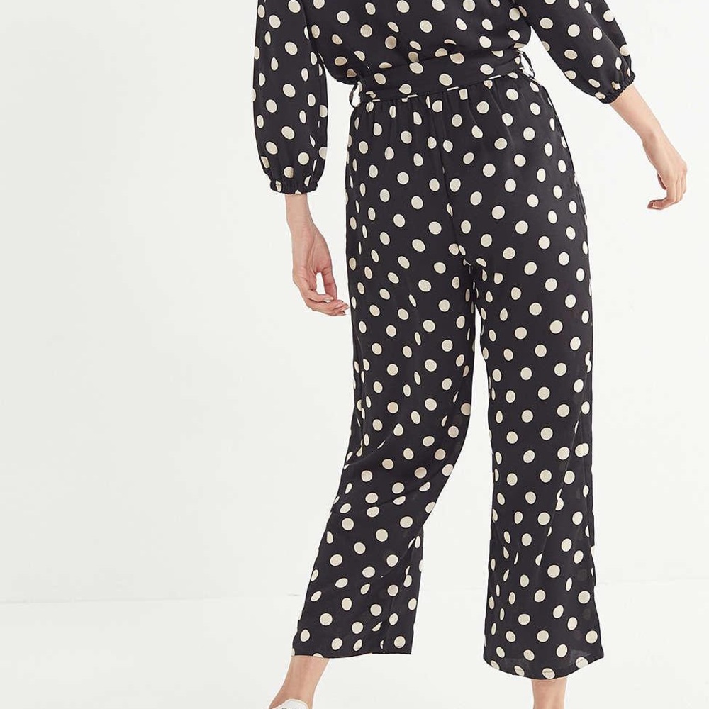 Lucca Couture Amiyah Polkadot Jumpsuit size XS - Picture 4 of 9